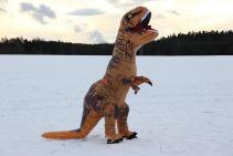 nafukovací kostým dinosaurus